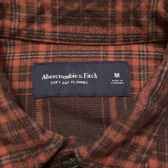 Abercrombie & Fitch Flannel Shirt Size M - Picture 4 of 4